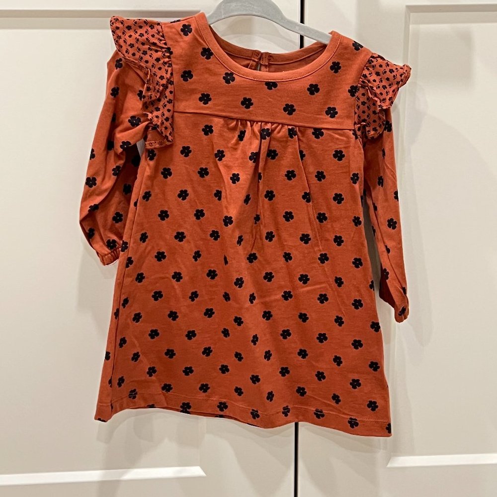 Carters Just One You, Brown Baby Girl Dress, 12 Months